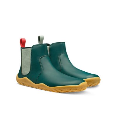 Chaussures d'école Vivobarefoot Fulham II Little Forest Folk Enfant - Bleu CSI389165